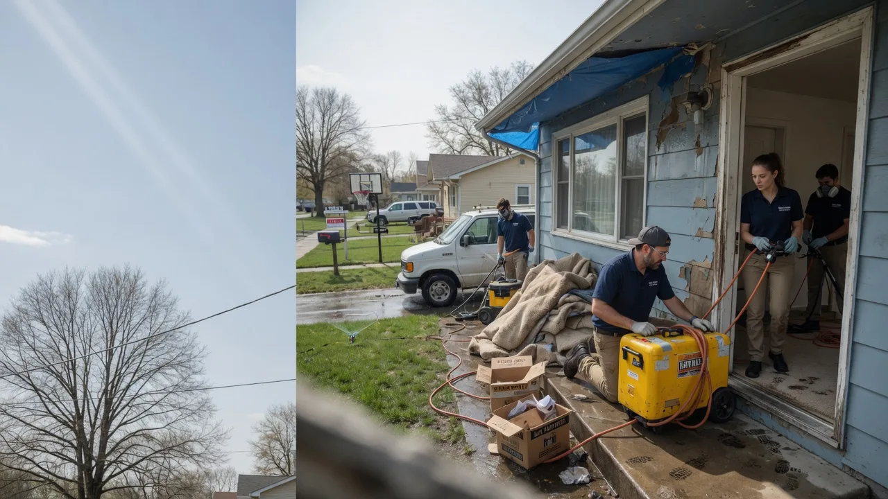 Basement Flood Cleanup in Hesston, KS near me